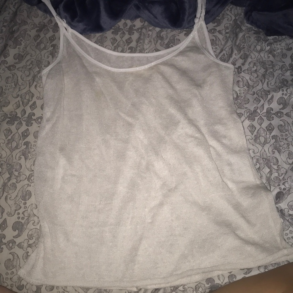 Sheer tank top